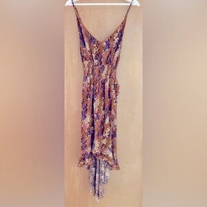 Haute Fox Floral Brown Sleeveless Dress: Eligible 3/$25